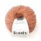 FONTY wool knitting yarn qual. TARTAN col. Vine Peach 2004