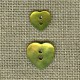 New enamelled mother-of-pearl heart, Pistachio 43