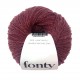 FONTY wool knitting yarn qual. TARTAN col. Grenat 2002