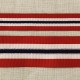 Poppy and Lurex Grograin Ribbon