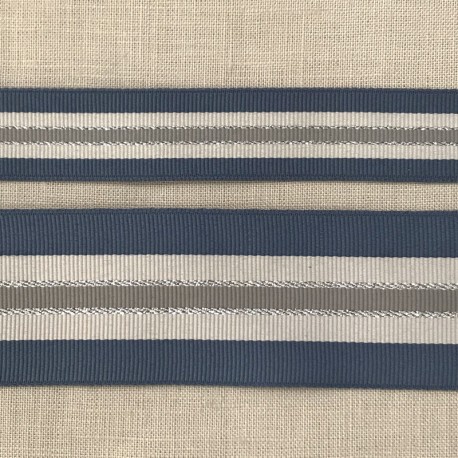 Aviator and Lurex Tricolor Grograin