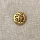 Metal Button Rosette, col. Gold