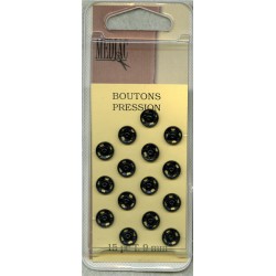 Silver Metal Snap Fasteners, sizes 11 to 13 mm