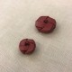 Breaded Leather Jacket Button, col. Amaranth