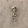 Bouton Strass Dites Oui, col. Solitaire
