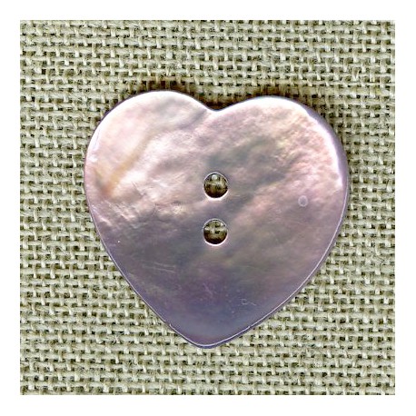 Big Heart enamelled mother-of-pearl, Parme