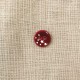 Bouton Nacre Gravée Constellation, col. Framboise