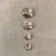 Strass Button Gala, col. Diamond