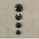 Strass Button Gala, col. Black Diamond