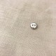 Jewel Glass Button Gommette, col. Smoke