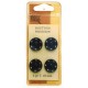 Black Metal Snap Fasteners, sizes 16 to 19 mm