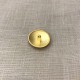 Metal Button Rice Riziere, col. Mat Gold