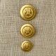 Bouton en Métal James, col. Or