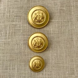 Bouton en Métal James, col. Or