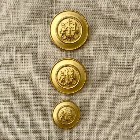 Metal Button James, col. Gold