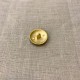 Enamelled Metal Button James, col. Gold/ Black