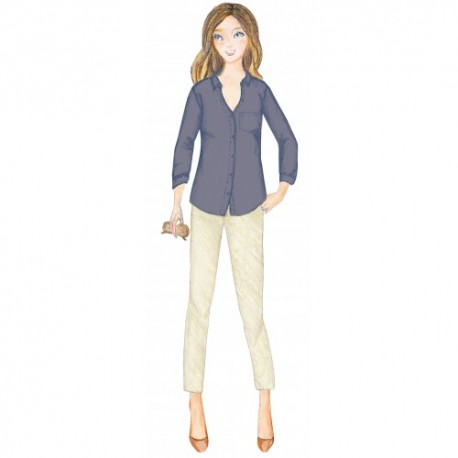 Citronille Sewing Pattern, Shirt Tiphaine Sizes 36 to 46