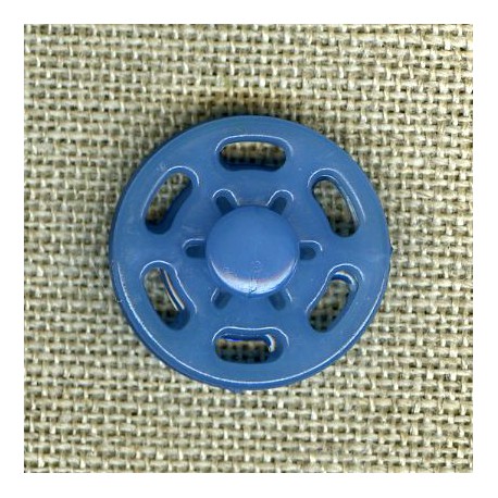 Color Snap Fastener Plastic Button, col. Petrol blue