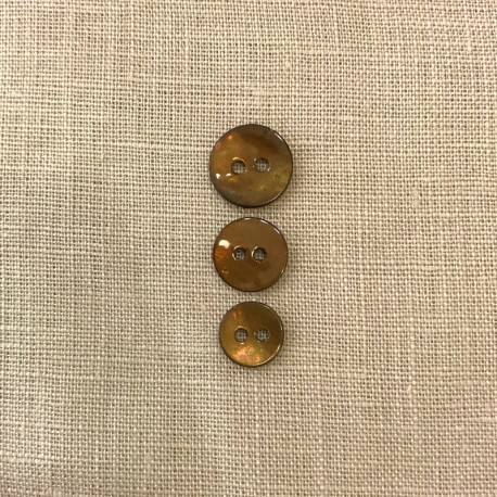 Enamelled Mother of Pearl Automn Serie, col. Honey