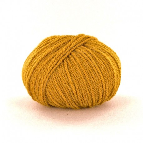 FONTY wool and alpaca knitting yarn, qual. POLAIRE, col. Mustard 626