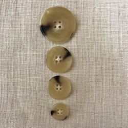 Polyester Button Sous La Pluie, col. Blond Jasp