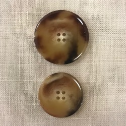 Polyester Button Trench Coat, col. Acajou Jasp