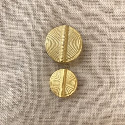 Bouton Métal Palet Mali, col. Or Clair