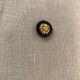 Bouton Cabochon en Eco Gala, col. Nuit Noire