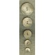 Bouton Nacre gravée Pop 70's, Lin