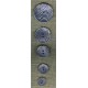 Mother-of-pearl button Pop 70's, Navy