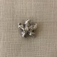Bouton Métal Etoile de Mer, col. Argent