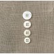 Mother of Pearl Button Sous-Tasse, col. Natural White