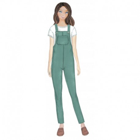Citronille Sewing Pattern, Overall Charlie Sizes 36 to 46