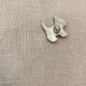Scott The Dog Button, col. Light Silver