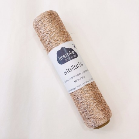Fil Lurex KREMKE SOUL WOOL Stellaris, col. Eau de Rose 184