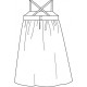 Citronille Pattern N° 228, Top or Dress with Strapes Augusta. Ages 2. 4. 6. 8 a