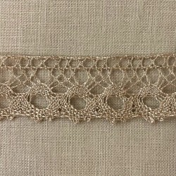 Ruban Dentelle Lurex Ce Soir, col. Or Léger