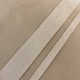 Cotton Taffeta Ribbon Sparckling, col. Silvery