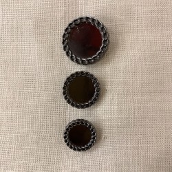 Metal Button Ma Petite Veste, Col. Meteorite