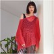 RICO wool knitting tarn. qual. SUPER KID MOHAIR LOVE SILK essentials, col. Cherry 039