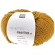 RICO Wool Knitting Yarn, qual. essentials MERINO dk, col. Mustard 70