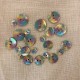 Bouton Nacre Imprimée, Rainbow