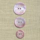 Engraved mother-of-pearl button Bellflower, col. Lovely