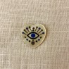 Enamelled Mother of Pearl Pampille Get Lucky, col. Eye Heart