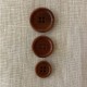 Bouton de Costume en Corozo "Costard", col. Ambré