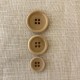 "Costard" Corozo Suit Button, col. Biscuit