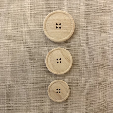 Raw Wood Suit Button
