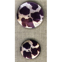 Mother-of-pearl with cow print
