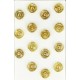 Gold Metal Snap Fasteners