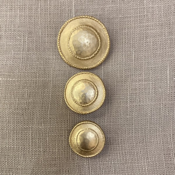 Boutons En Métal Bronze - Lot De 12, 15 Mm, Tige, Couture Déco